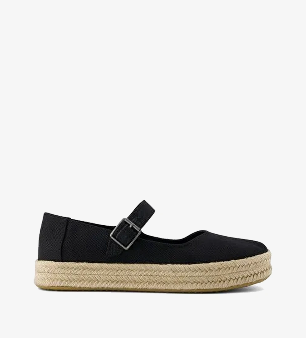 Toms Siyah Toms Espadril Keten