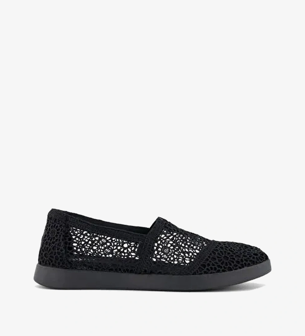 Toms Siyah Toms Espadril Keten