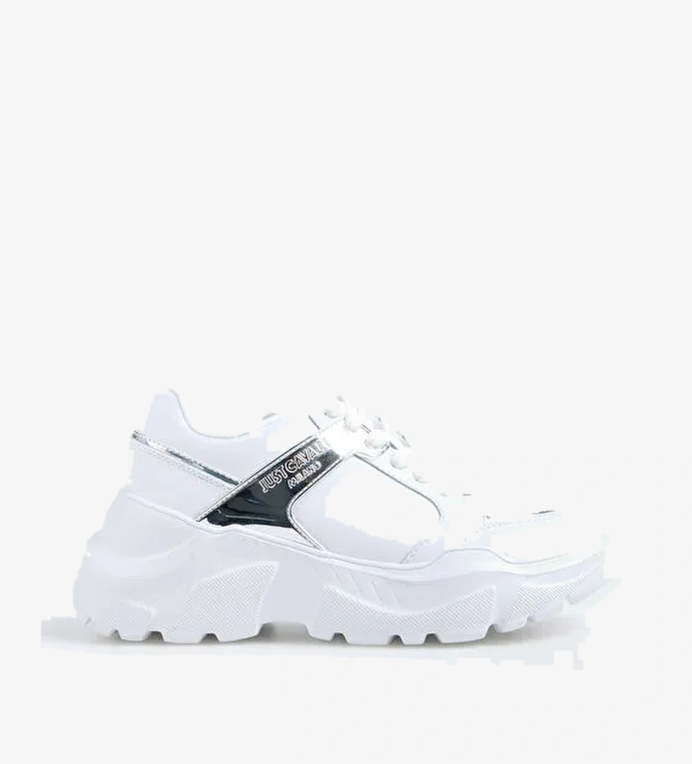 Just Cavalli Beyaz Kadın Deri Sneaker 78RA3SL9