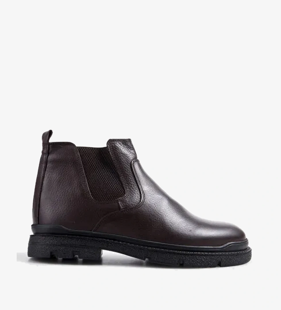 Cotton Bar Kahverengi Erkek Deri Bot NIKO-DENY