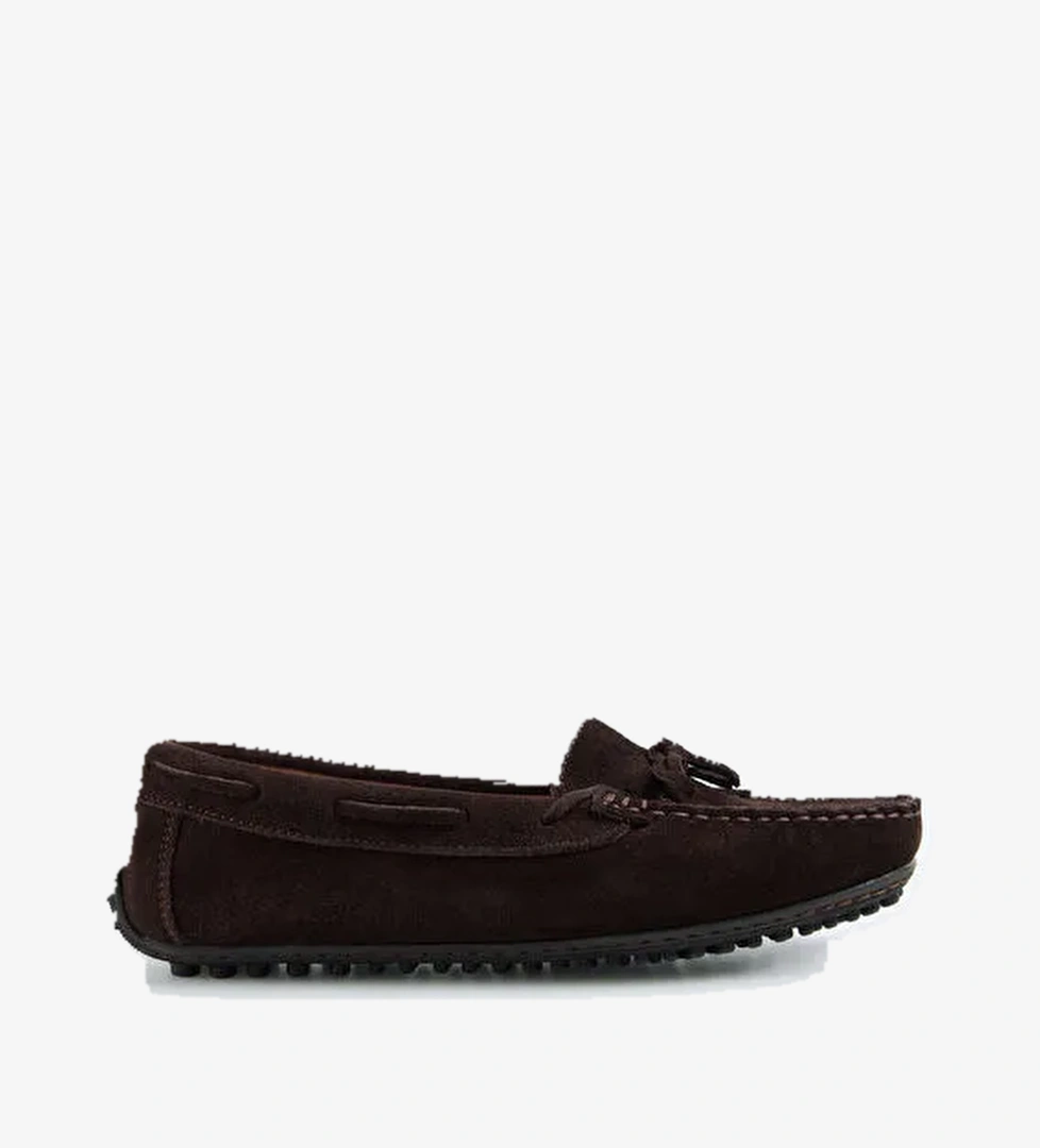 Fabrika Kahverengi Kadın Deri Loafer D-RARON