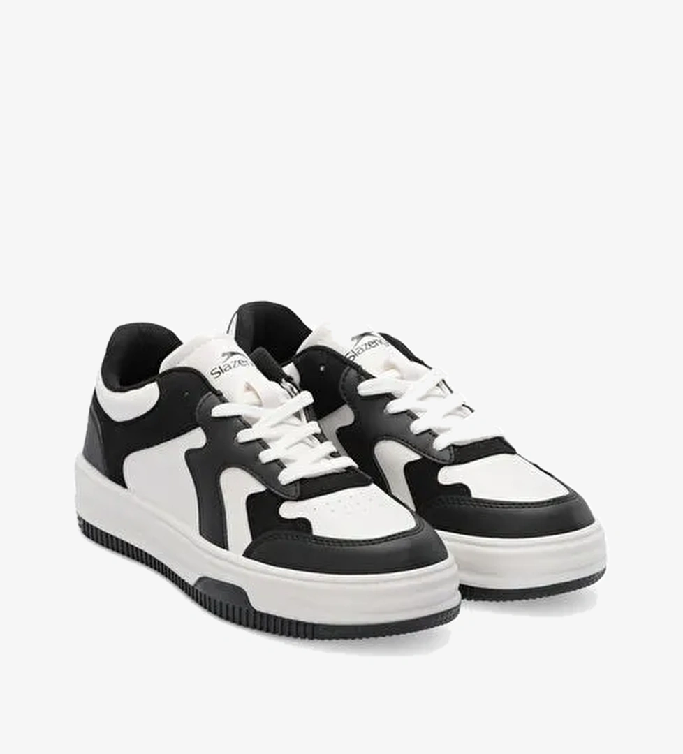 Slazenger PINTO I Kadın Günlük Ayakkabı Siyah / Beyaz - Görsel 1