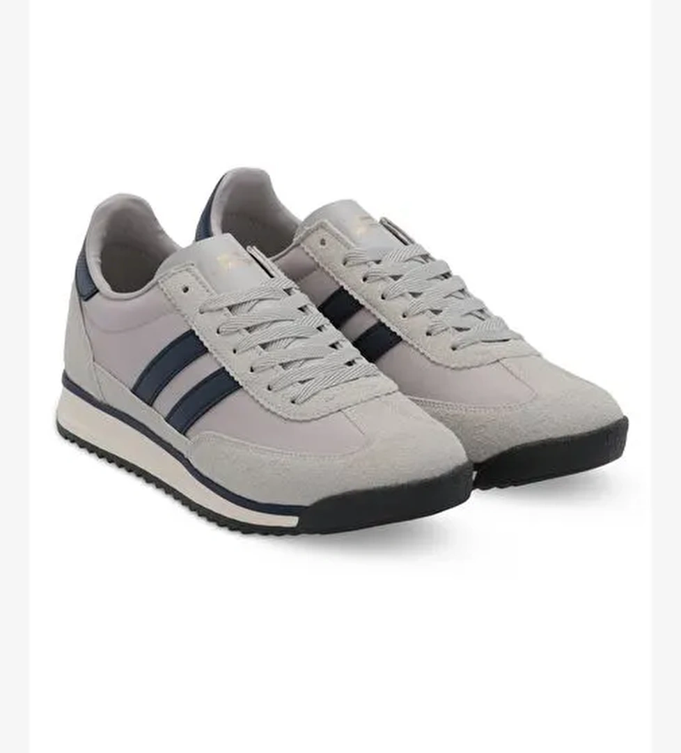 Slazenger OLEKS Erkek Günlük Ayakkabı Gri / Lacivert - Görsel 1