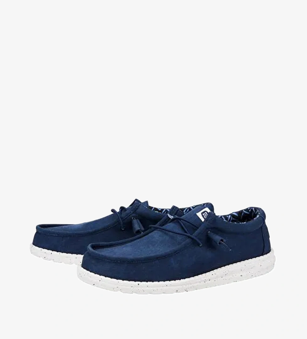 Erkek Sneaker ( Günlük) HD.40700 Hey Dude Wally Canvas 410 Navy - Görsel 1