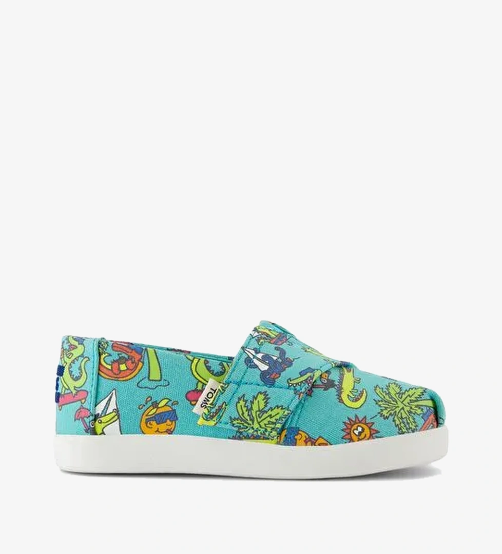 Toms Açık Mavi Toms Espadril Keten