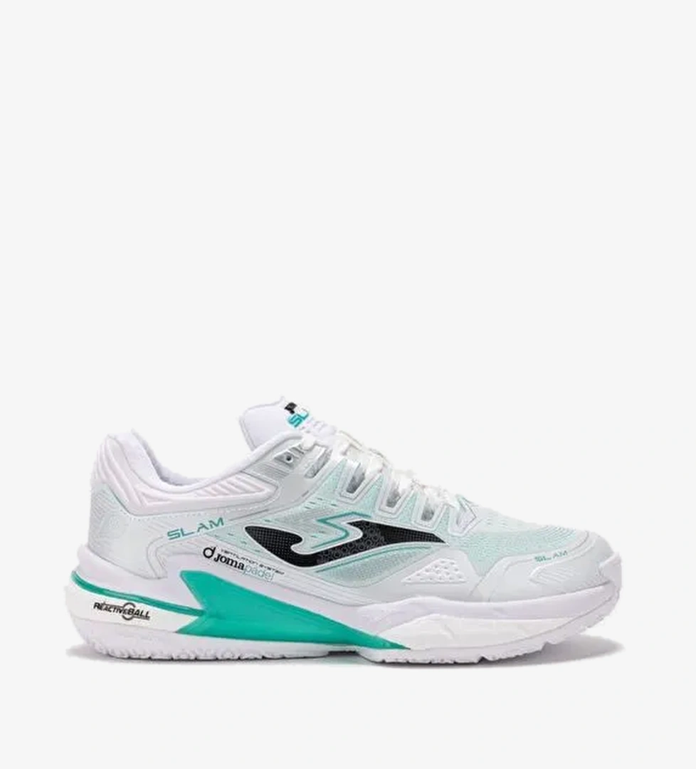 Joma Slam Erkek Beyaz Toprak - Sert Kort Tenis & Padel Ayakkabısı TSLAMW2402OM - Görsel 1