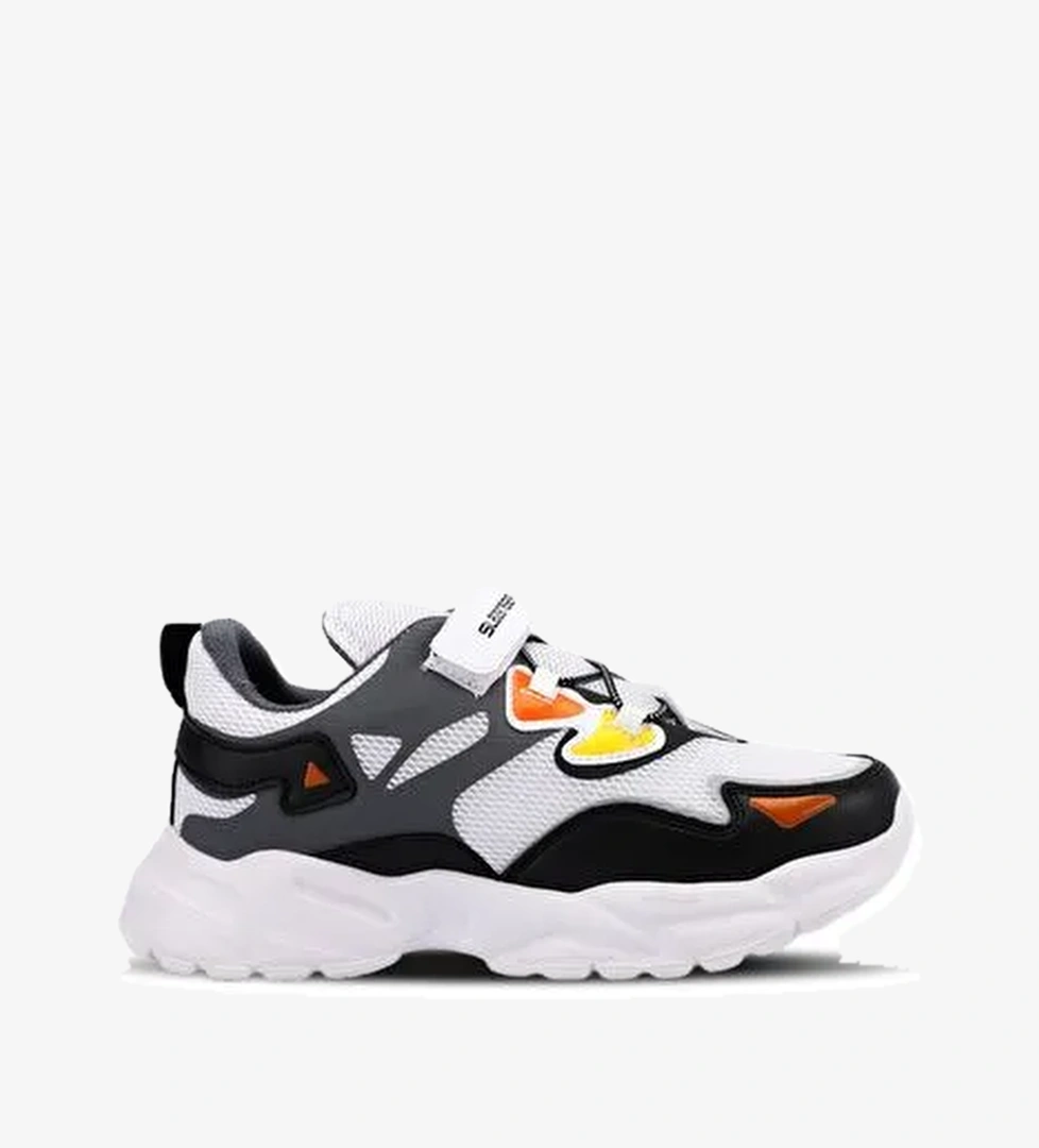 Slazenger KAJAL I Kız Çocuk Sneaker Ayakkabı Beyaz / Siyah - Görsel 1