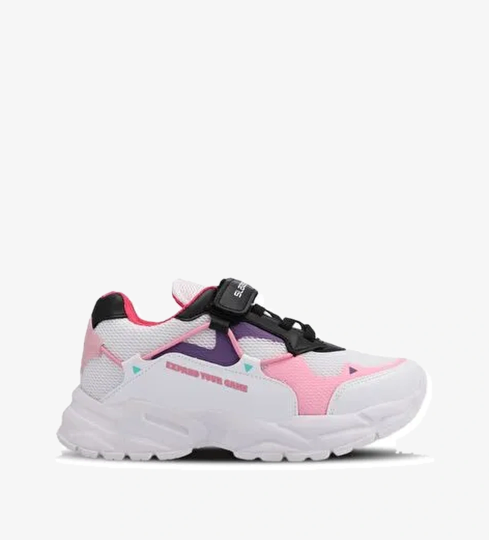 Slazenger KEKOA IN Kız Çocuk Sneaker Ayakkabı Beyaz / Pembe - Görsel 1