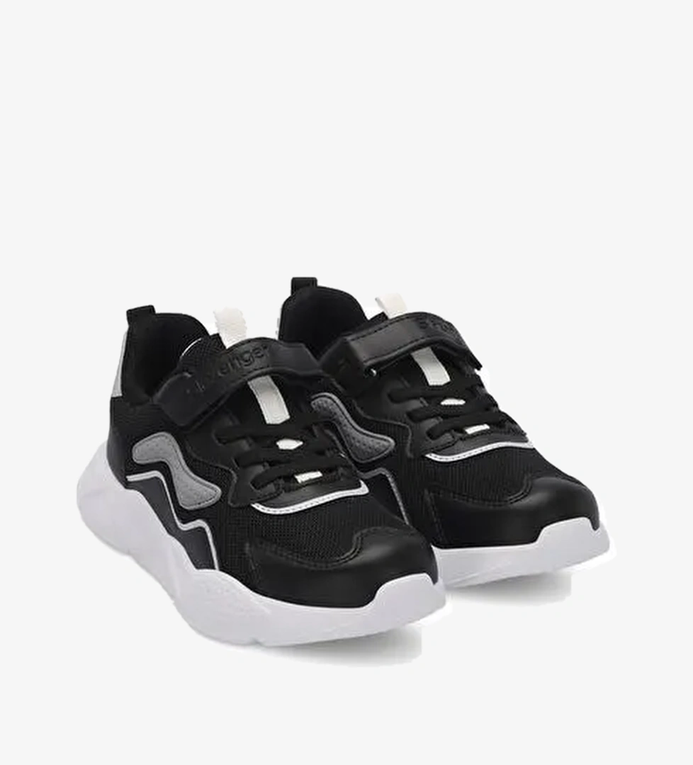 Slazenger PESO I Erkek Çocuk Sneaker Ayakkabı Siyah - Görsel 1