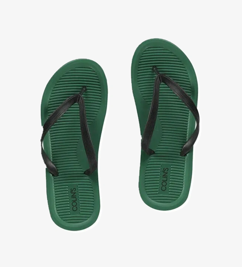 Erkek Yeşil Terlik - Görsel 1