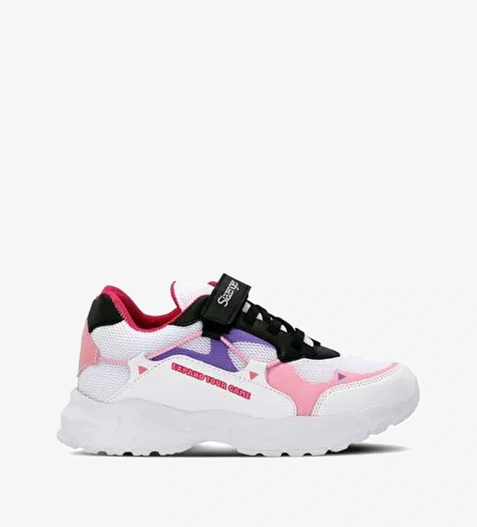 Slazenger KEKOA IN Çocuk Cırt Cırtlı Beyaz / Pembe Günlük - Görsel 1