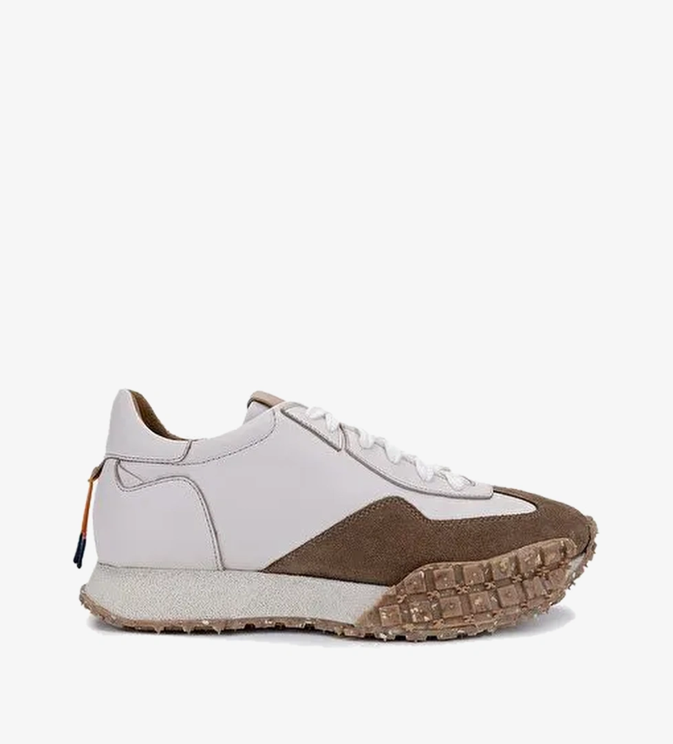 Valmenti Erkek Hakiki Deri Bej Sneakers & Spor Ayakkabı