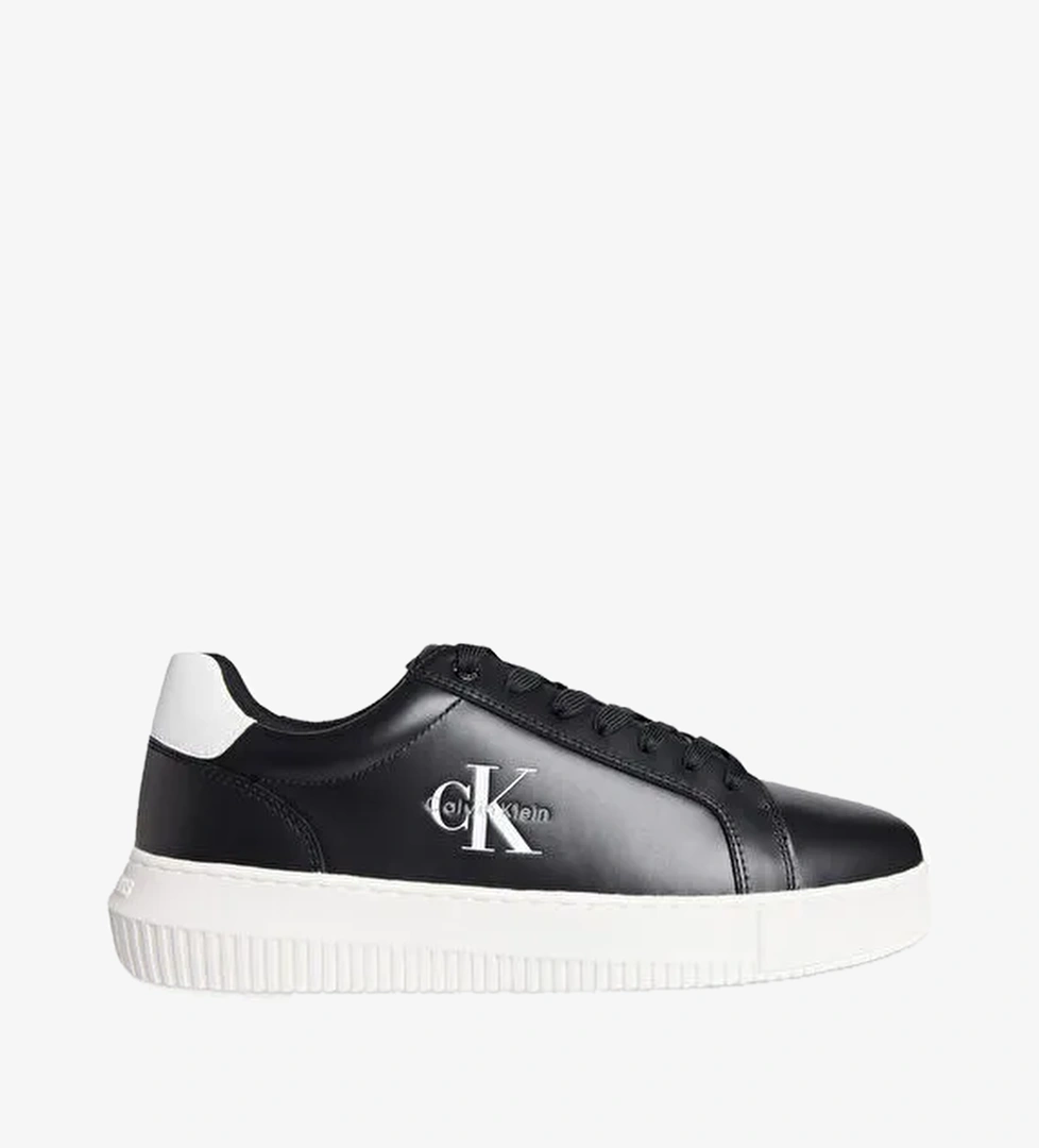 Calvin Klein Beyaz Erkek Sneaker CHUNKY CUPSOLE MONO LTH