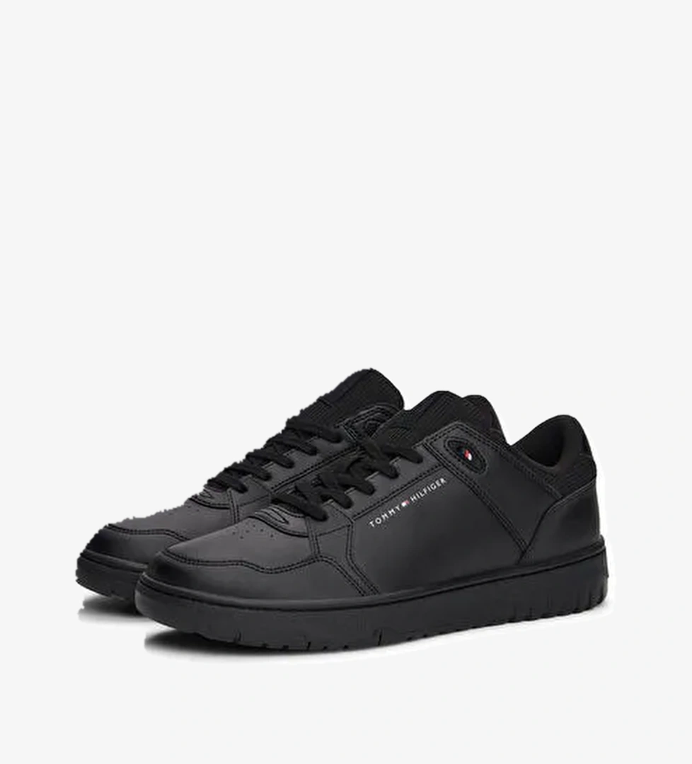 Tommy Hilfiger Siyah Erkek Sneaker TH BASKET CORE LITE LTH MIX
