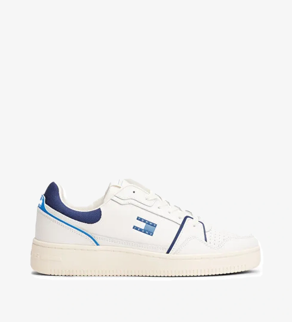 Tommy Hilfiger Beyaz Erkek Sneaker TJM RETRO BASKET