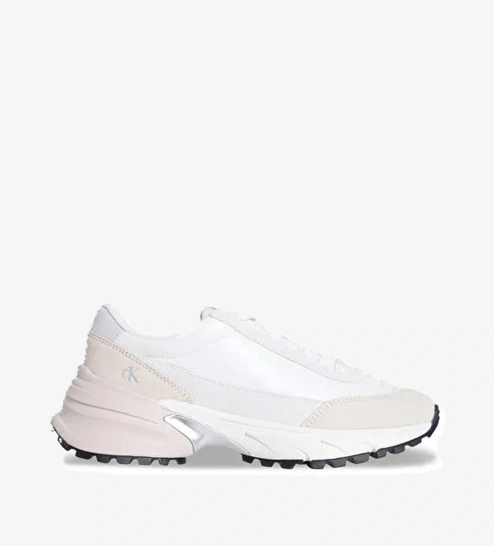 Calvin Klein Beyaz Kadın Deri Sneaker YW0YW01963
