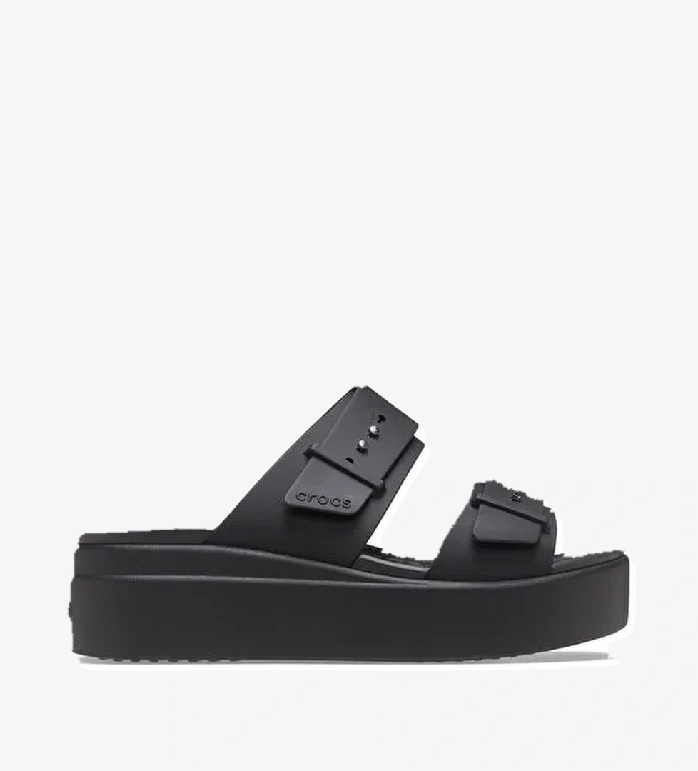 Crocs Crocs Siyah Ayakkabı Terlik Kadın Plaj Brooklyn Buckle Terliği Lowwdg 207431_001 model görseli
