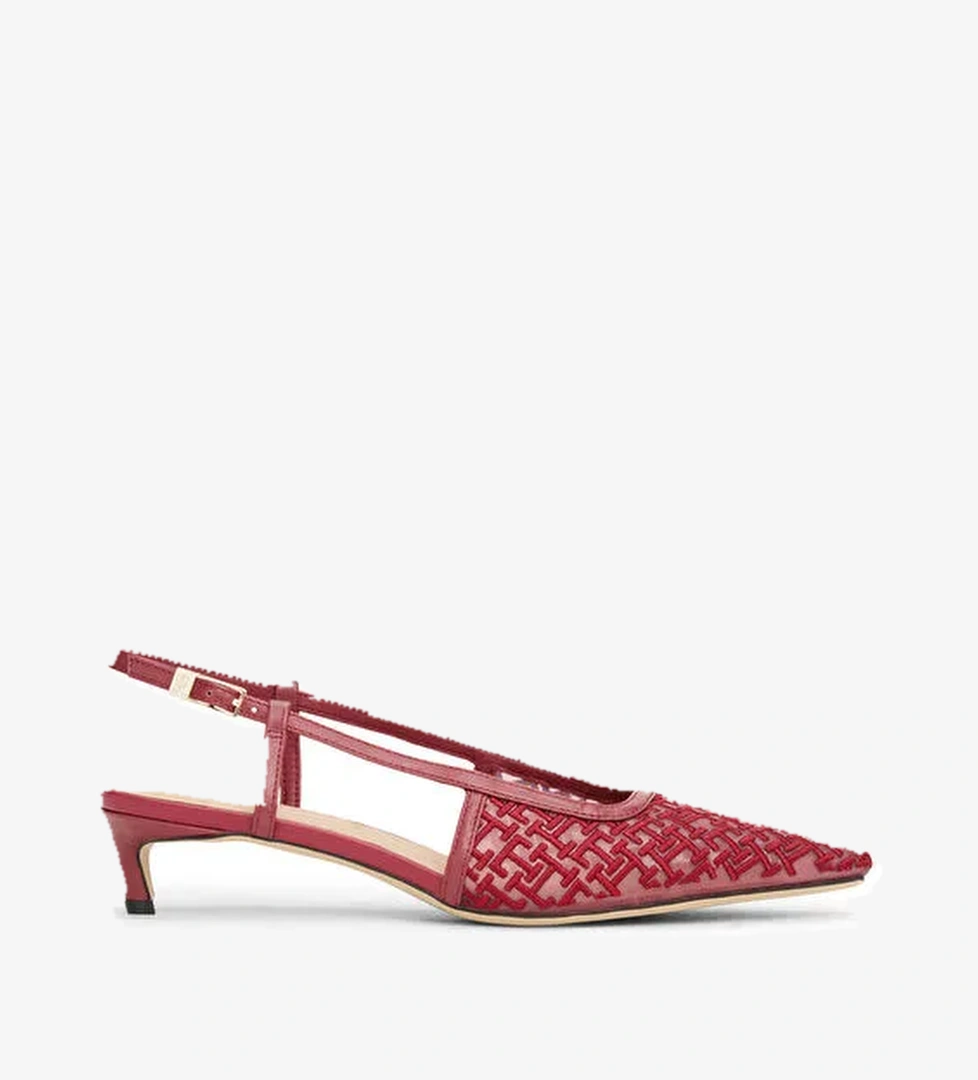 Tommy Hilfiger Kırmızı Kadın Topuklu Ayakkabı FW0FW08746