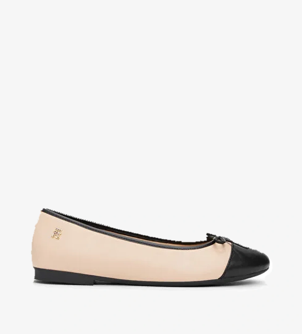 Tommy Hilfiger Pembe Kadın Deri Babet FW0FW08759 - Görsel 1