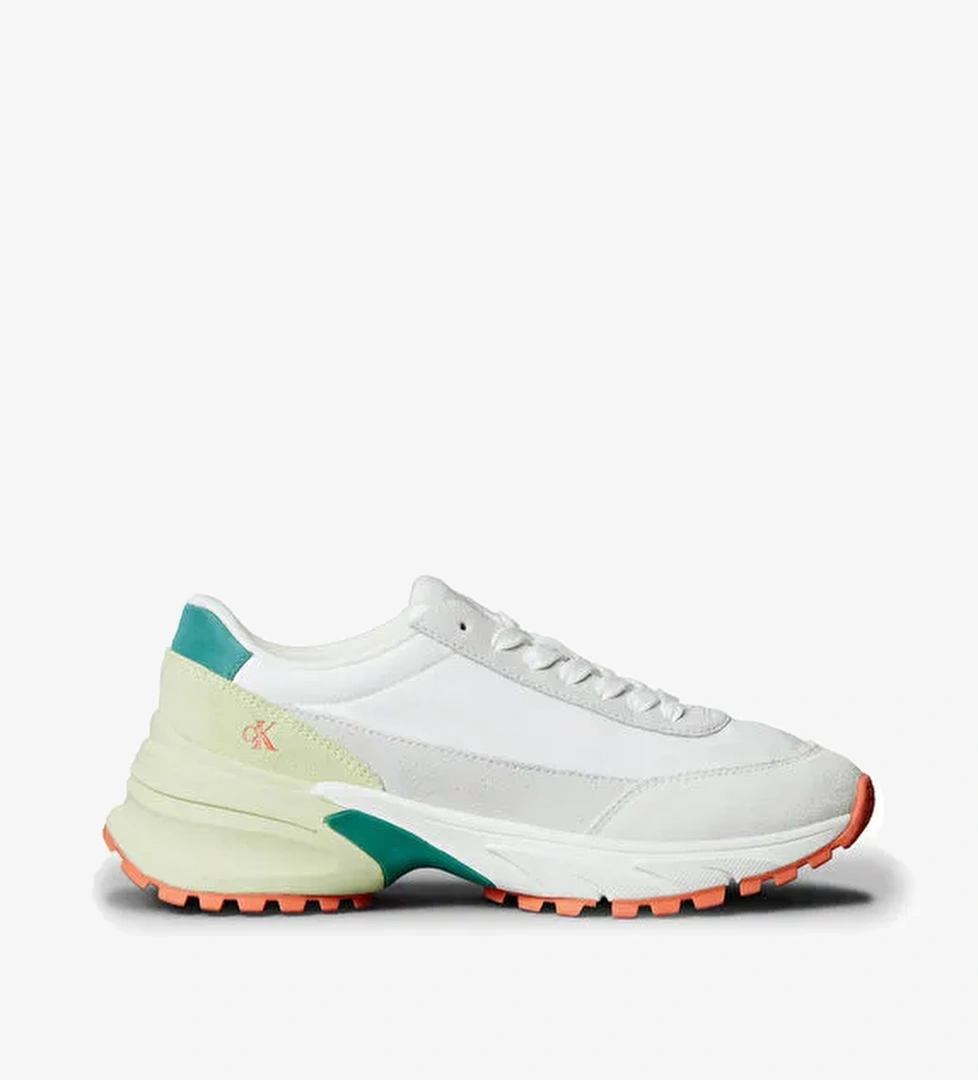 Calvin Klein Çok Renkli Kadın Deri Sneaker YW0YW01852 - Görsel 1