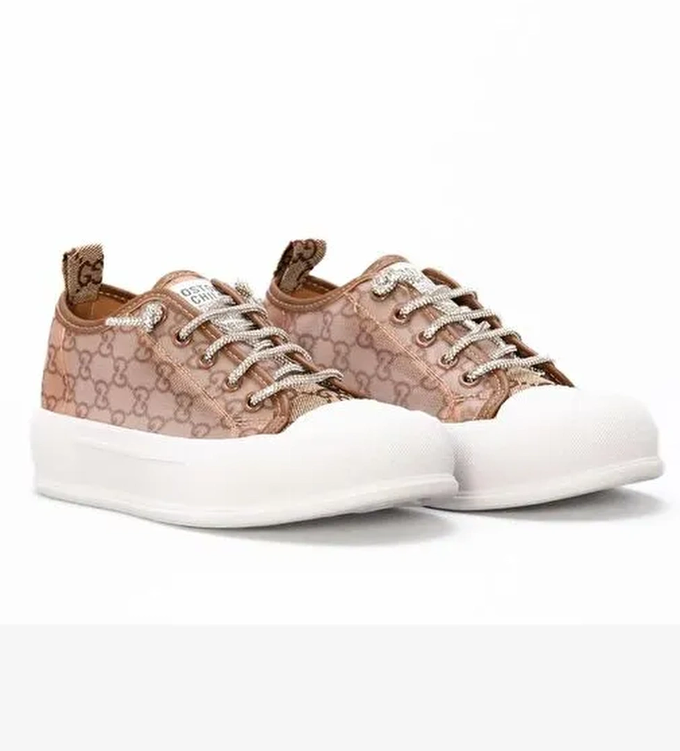 Kadın Sneaker ( Günlük) 24Y384 CL Guja Camel - Görsel 1