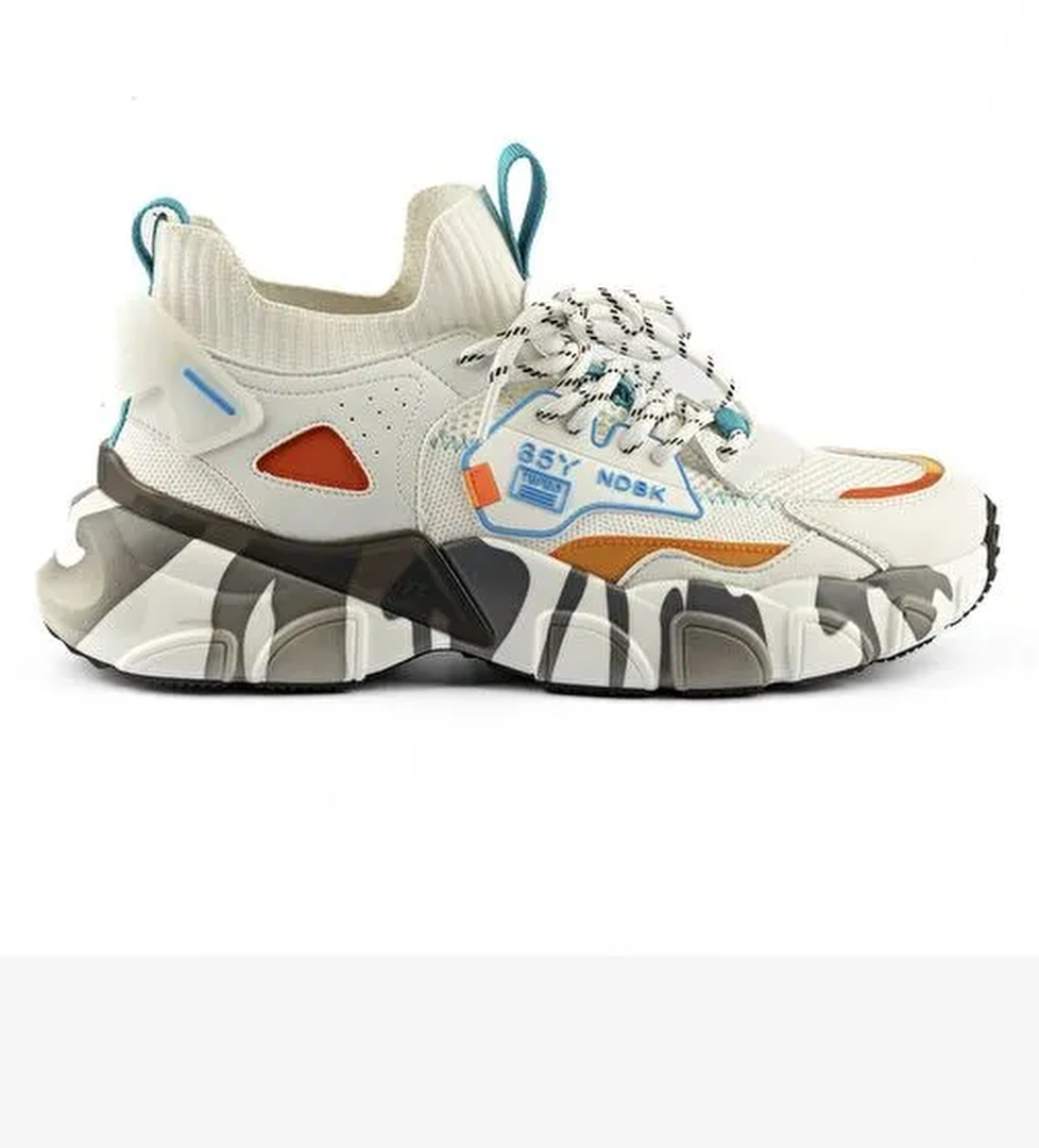 Erkek Sneaker ( Günlük) 24Y568 BY Guja Beyaz - Görsel 1