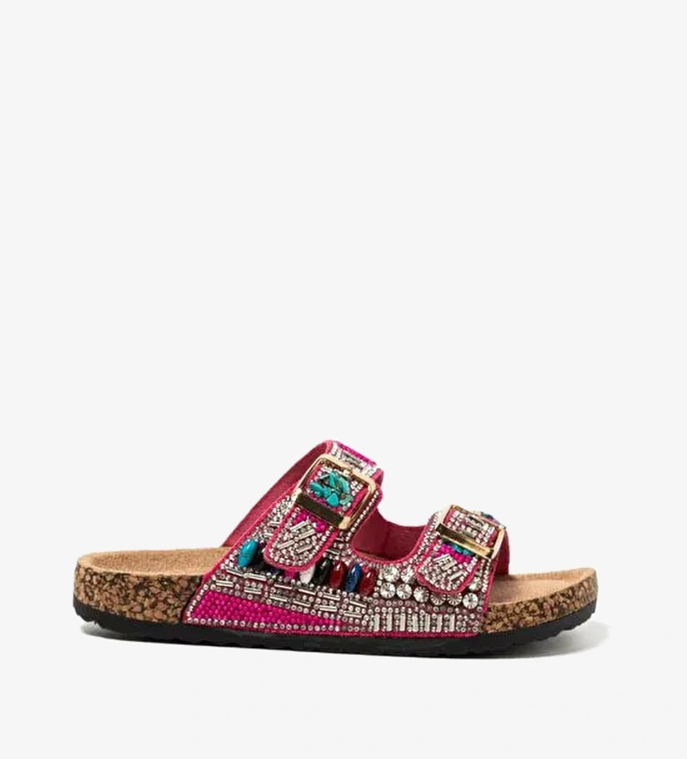 Kız Çocuk Terlik 25Y106-6 FS Guja Fuşya 31-36 - Görsel 1