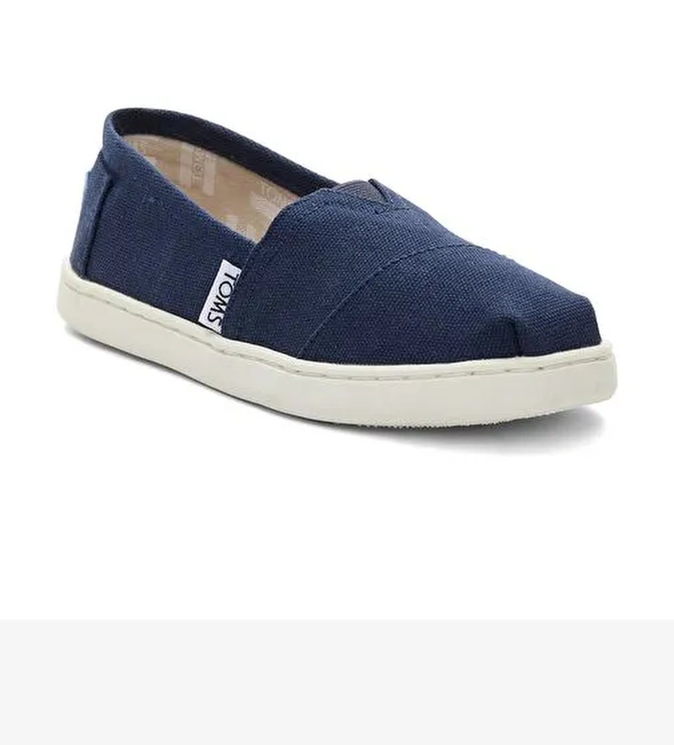 Erkek Çocuk Espadril / Keten 10010532 Toms ACLASS Alpargata Canvas Navy 30-36 - Görsel 1