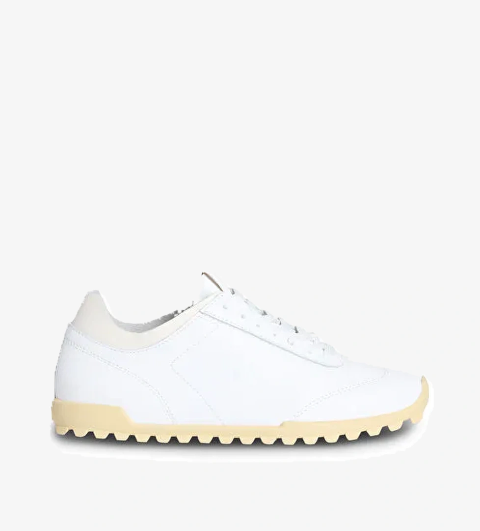 Calvin Klein Beyaz Kadın Deri Sneaker YW0YW01847 - Görsel 1