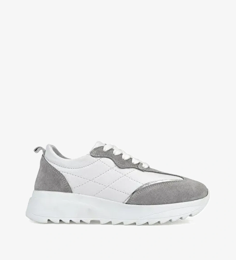 Ziya, Kadın Hakiki Deri Sneaker 1531050Z26802420PK Beyaz - Görsel 1