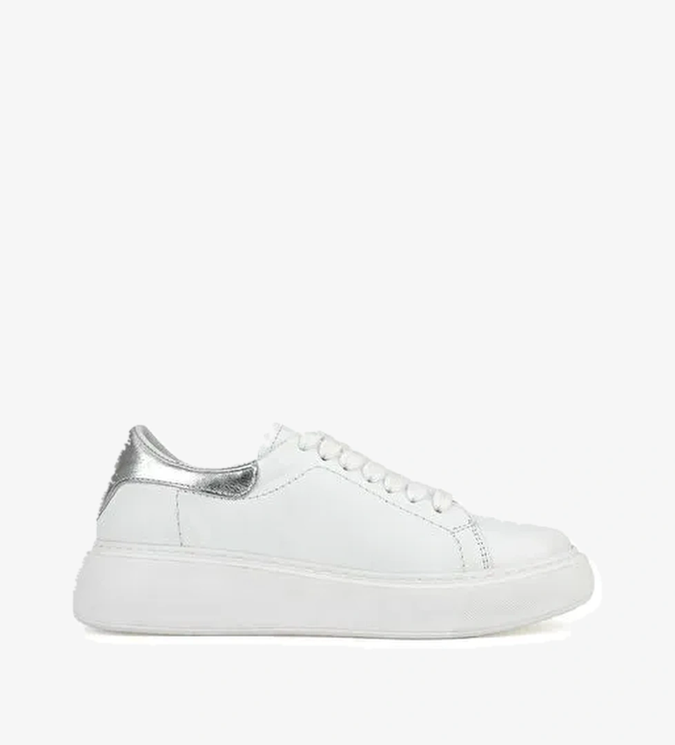 Ziya, Kadın Hakiki Deri Sneaker 1531050Z26802370K Beyaz - Görsel 1