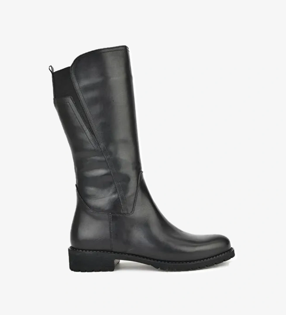 Ziya, Kadın Hakiki Deri Çizme 15319Z88042 Siyah - Görsel 1