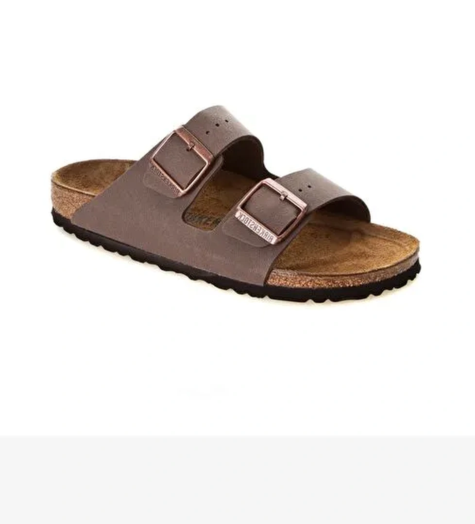 Kadın Terlik 151183 Arizona Birkenstock Nubuk Mocca - Görsel 1