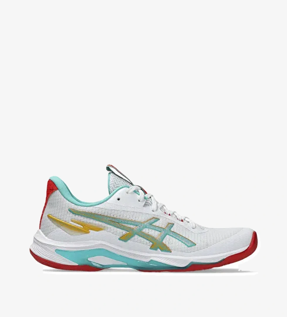 Asics Asics 1052A090-960 NETBURNER BALLISTIC FF Beyaz Kadın Voleybol Ayakkabısı model görseli