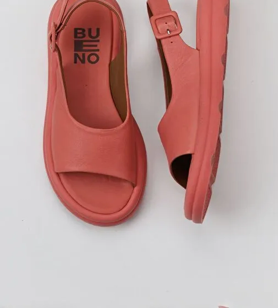 Bueno Shoes Mercan Deri Kadın Sandalet 01wy9404 - Görsel 1