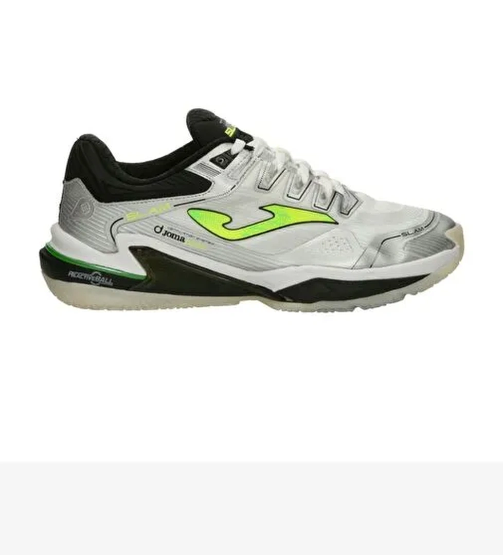 Joma Slam Erkek 2512 Beyaz Siyah All Court Tenis Ayakkabısı - Görsel 1