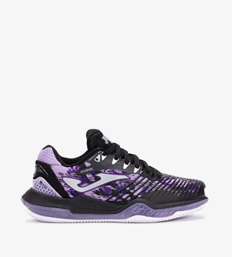 Joma Point Kadın 2501 Siyah Mor Tenis Ayakkabısı - Görsel 1