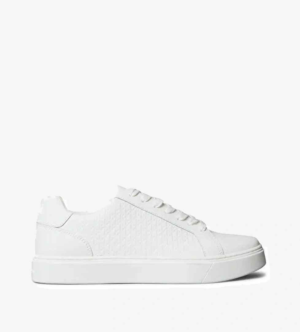 Calvin Klein Beyaz Erkek Sneaker CLASSIC CUPSOLE LACEUP AOP