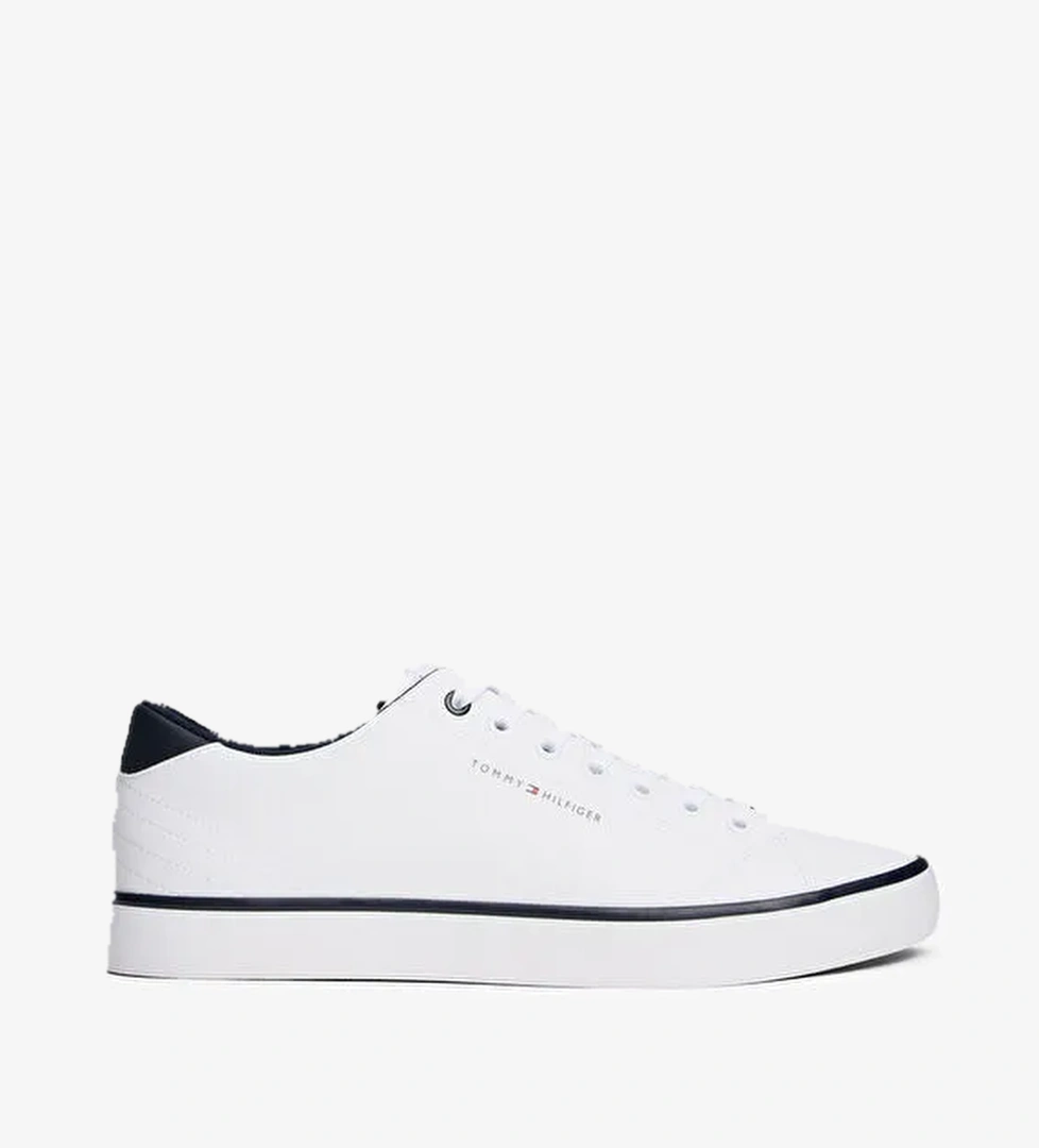 Tommy Hilfiger Tommy Hilfiger Beyaz Erkek Sneaker TH HI VULC CORE LOW LEATHER model görseli