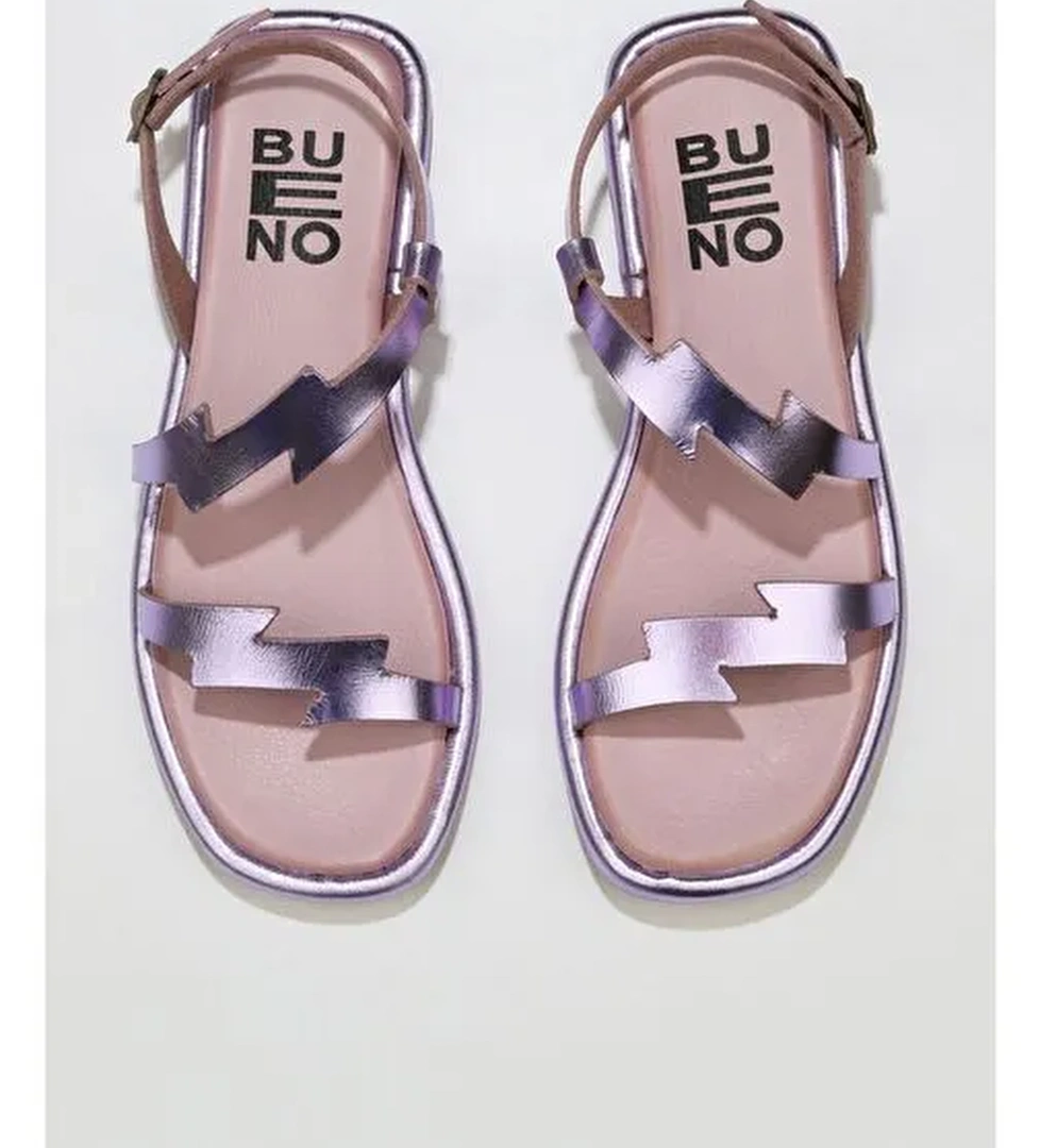 Bueno Shoes Pudra Deri Kadın Sandalet 01wu4101 - Görsel 1