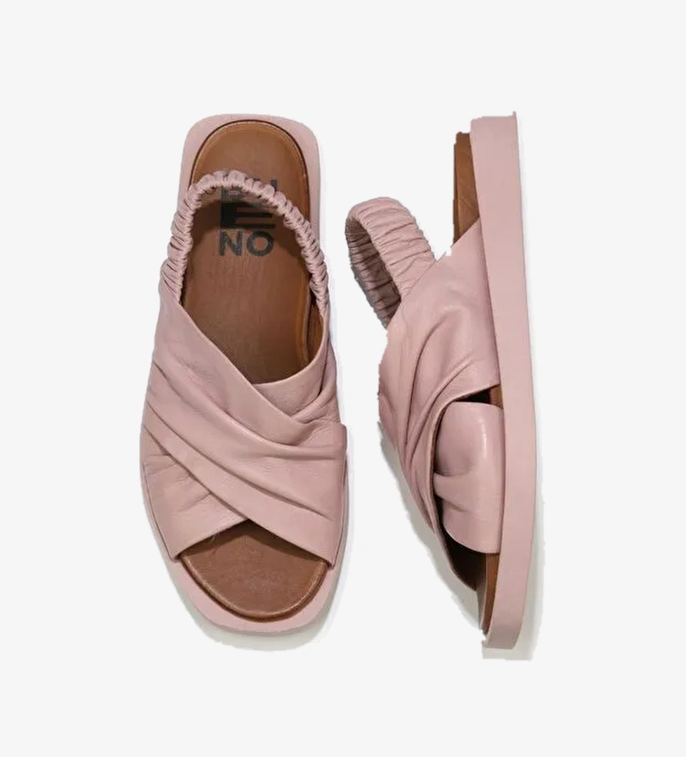 Bueno Shoes Gül Kurusu Deri Kadın Sandalet 01wu3309 - Görsel 1