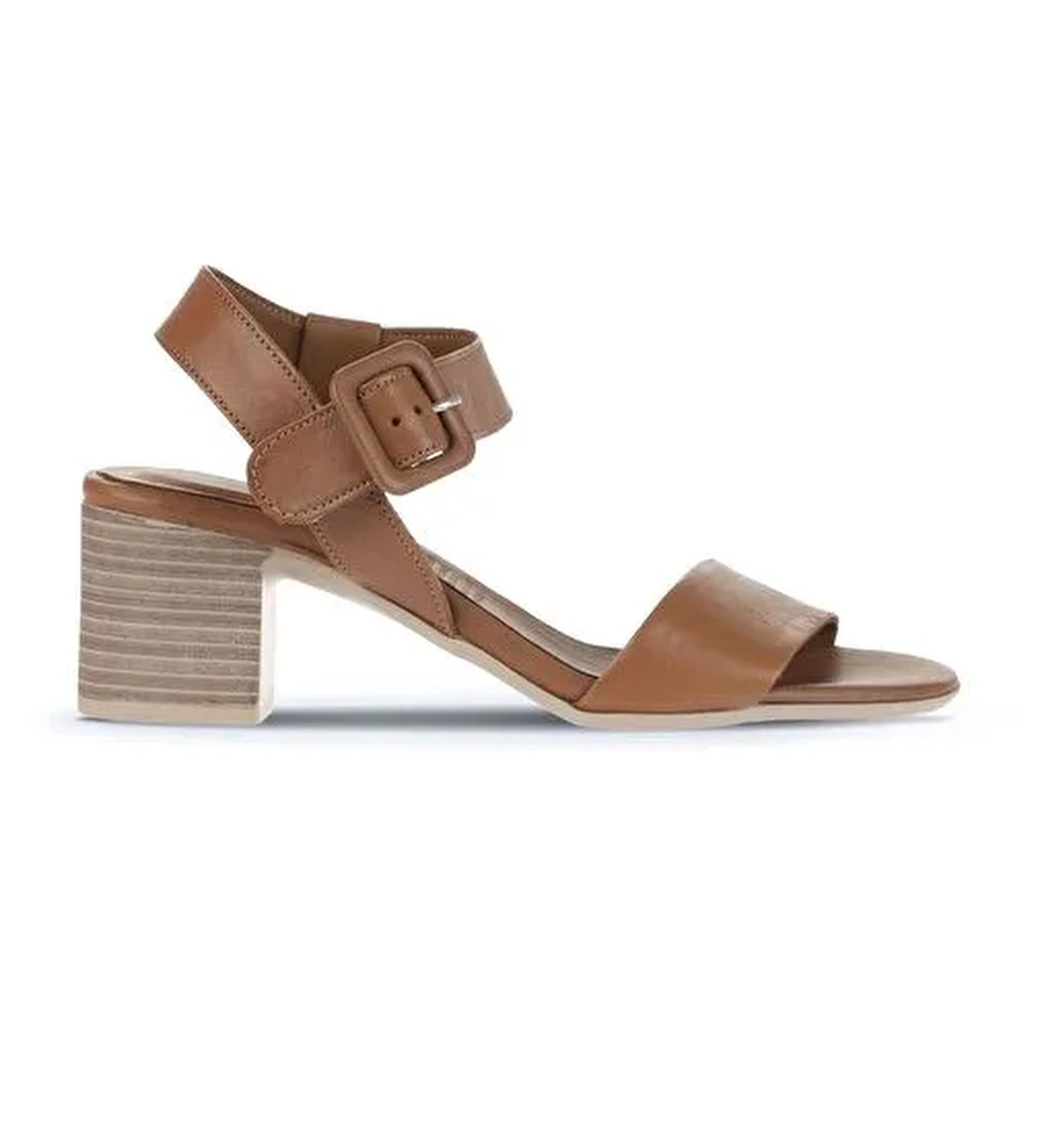 Bueno Shoes Kahverengi Deri Kadın Topuklu Ayakkabı 01wa2805 - Görsel 1