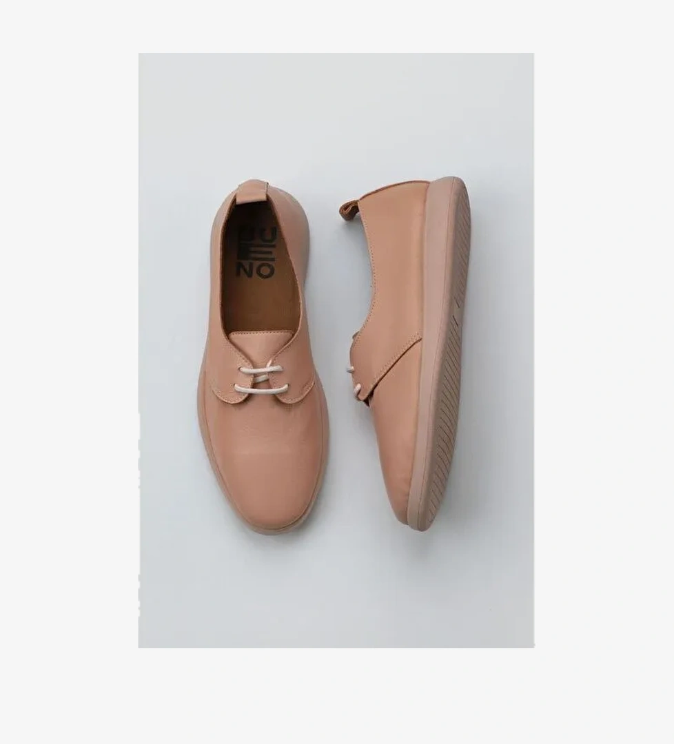 Bueno Shoes Pudra Açık Deri Kadın Klasik Ayakkabı 01wy1509 - Görsel 1