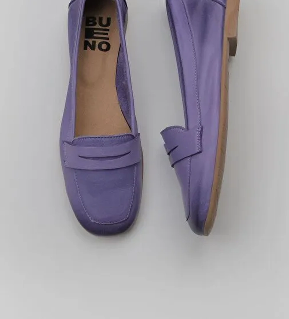 Bueno Shoes Lila Deri Kadın Loafer 01wy0801 - Görsel 1