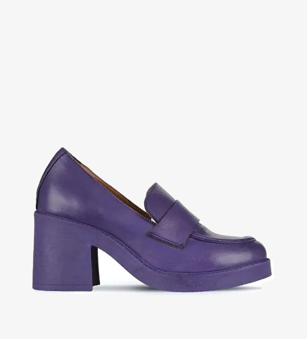 Bueno Shoes Lila Deri Kadın Topuklu Ayakkabı 01wz7103 - Görsel 1