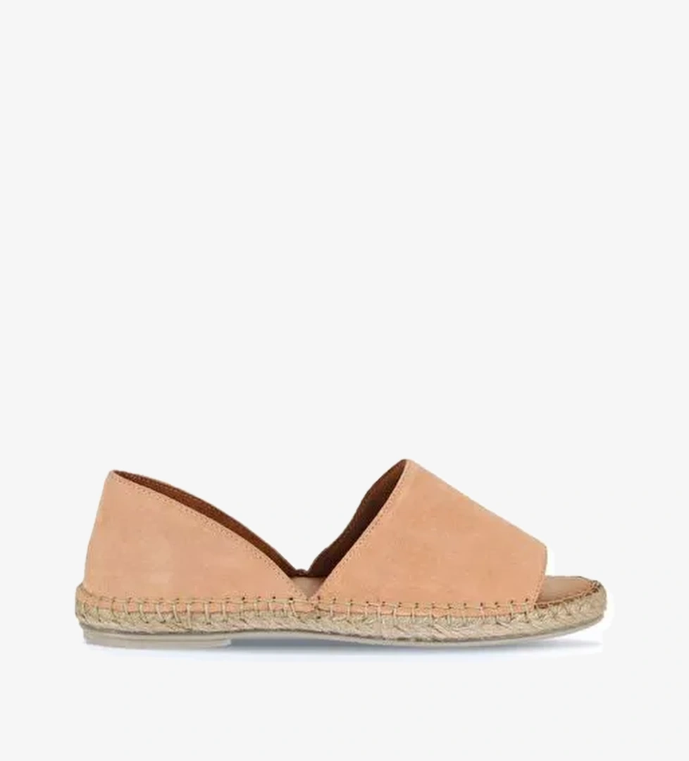 Bueno Shoes Turuncu Süet Kadın Espadril Ayakkabı 01wq2413 - Görsel 1