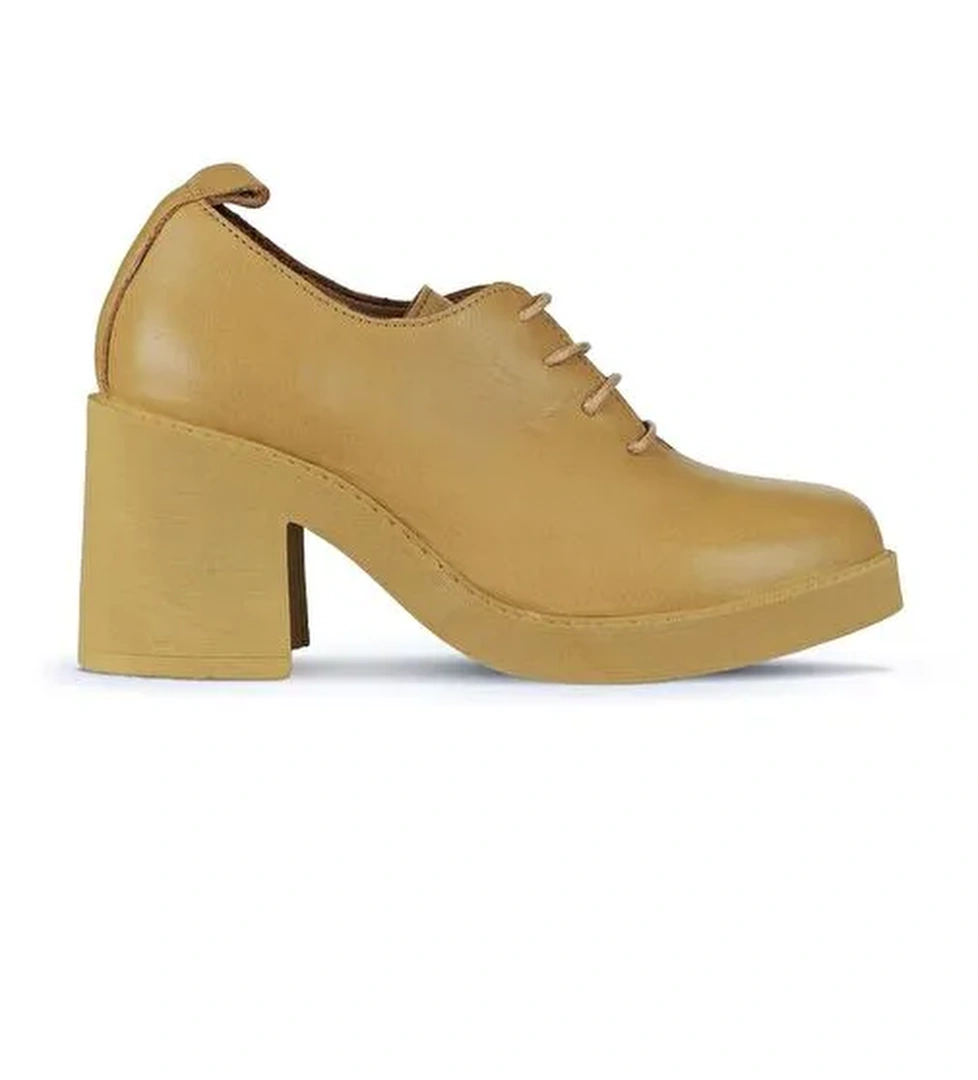 Bueno Shoes Tarçın Deri Kadın Topuklu Ayakkabı 01wz7101 - Görsel 1