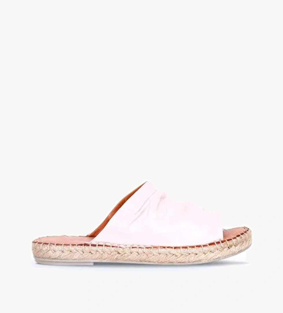 Bueno Shoes Pudra Deri Kadın Espadril Terlik 01wl4617 - Görsel 1