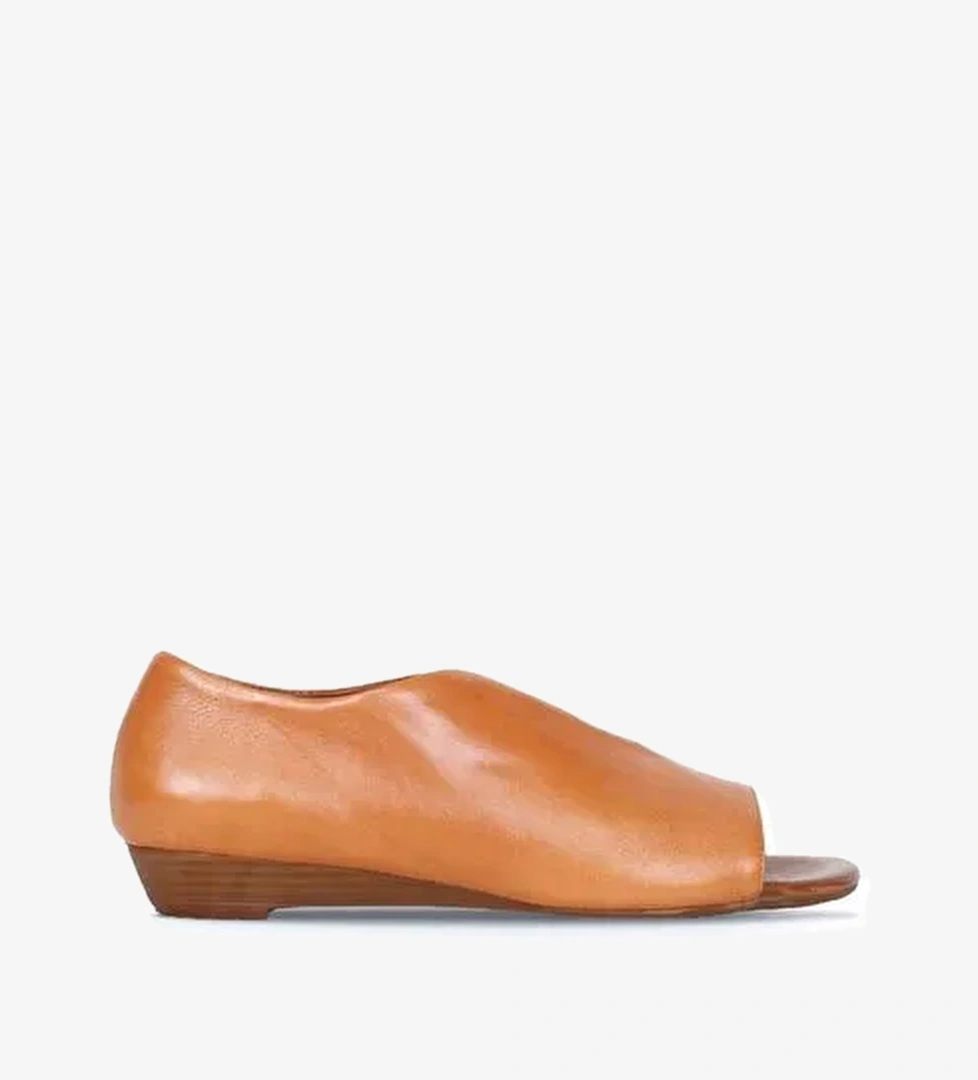 Bueno Shoes Taba Deri Kadın Düz Babet 01wl2405 - Görsel 1