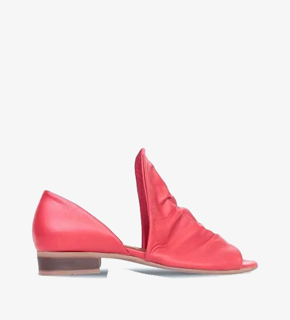 Bueno Shoes Kırmızı Deri Kadın Klasik Ayakkabı 01wn5111